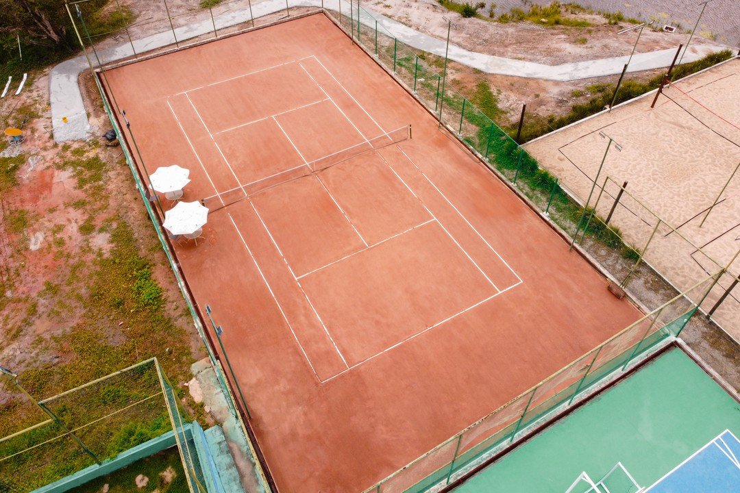 Foto Quadra de Tennis saibro